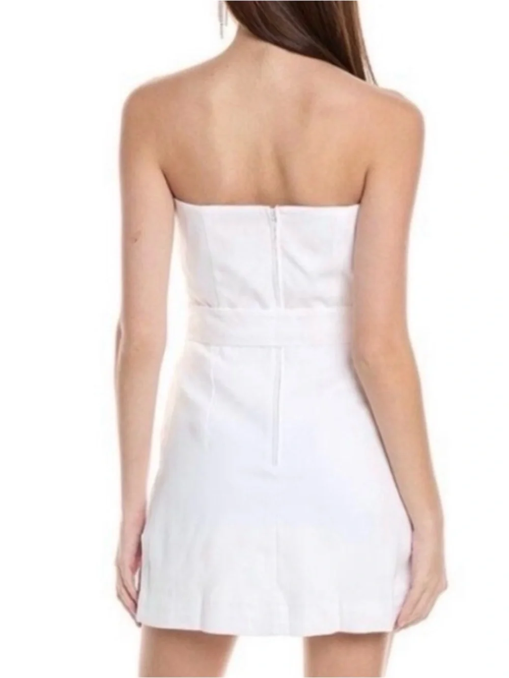 NWT Lilly Pulitzer Kylo Romper in White. Size 12. Strapless. - Picture 2 of 13